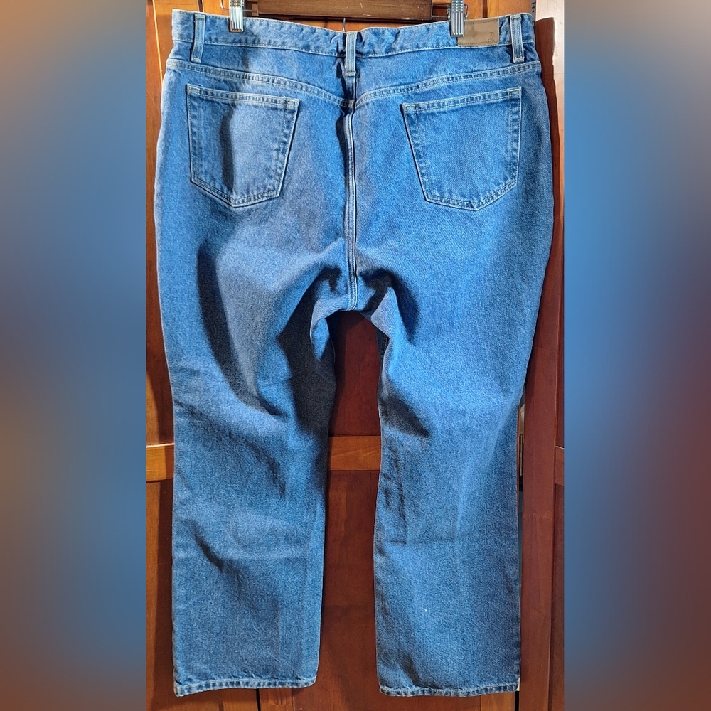 LAND'S END Classic Blue Denim Jeans - Picture 2 of 5